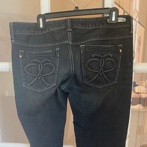 Express Denim- Dark Wash Fit & Flare- Size 10R